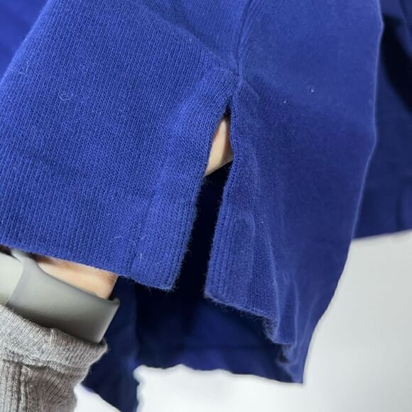 Polo Ralph Lauren Estate Rib Blue 1/4 Zip Pullover Sweatshirt - Picture 8 of 9